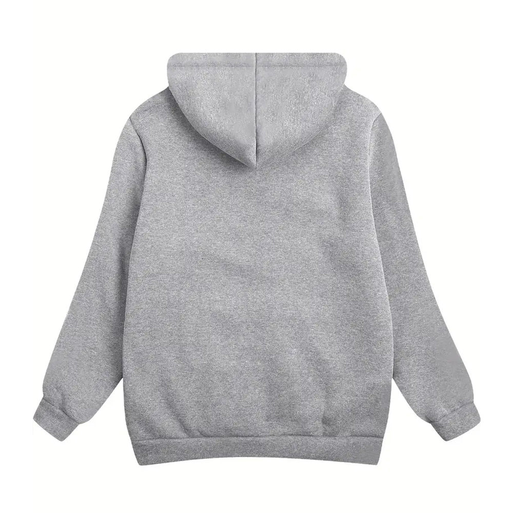 Fleece-Lined Zip-Up Hoodie