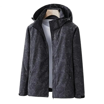 Floral Hooded Windbreaker