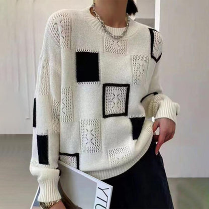 Geometric Knit Sweater