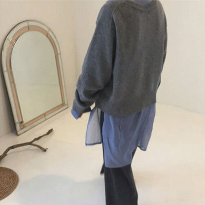 Cozy Cashmere Blend Wrap Cardigan