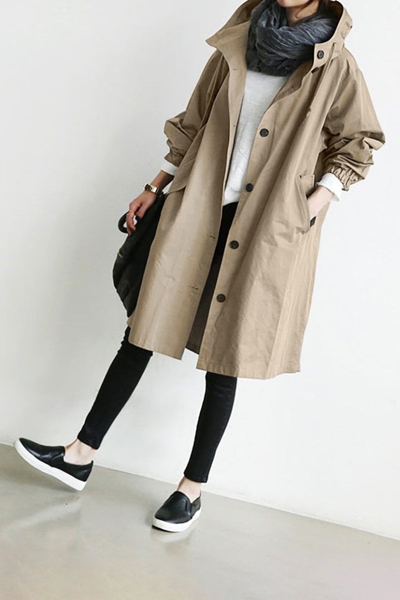 Rain parka trenchcoat - relaxed fit