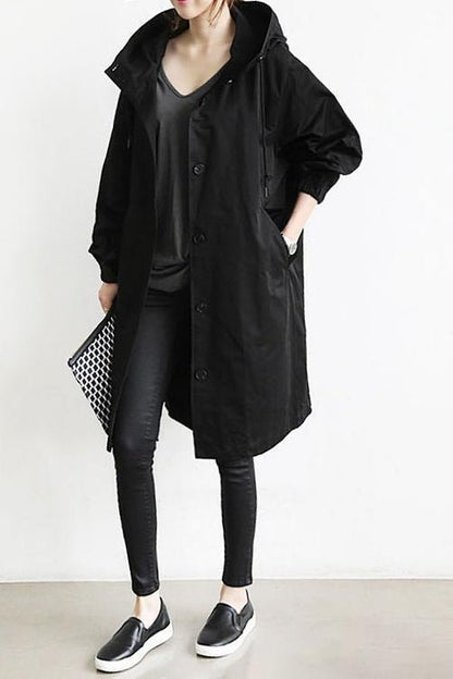 Rain parka trenchcoat - relaxed fit