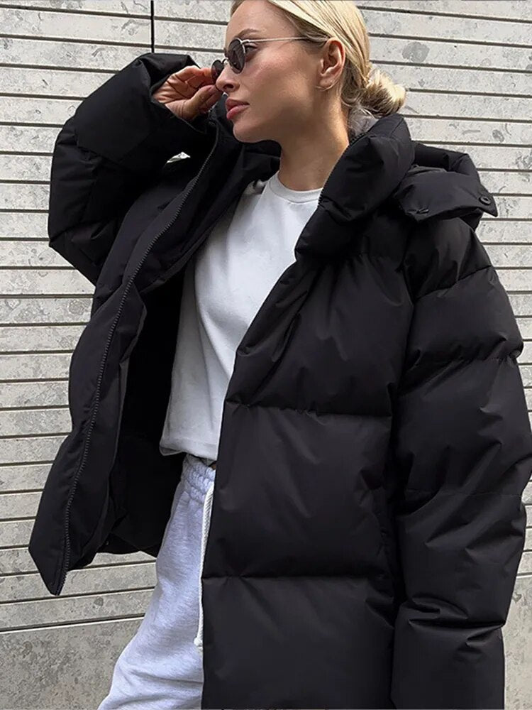 Puffered winter jacket