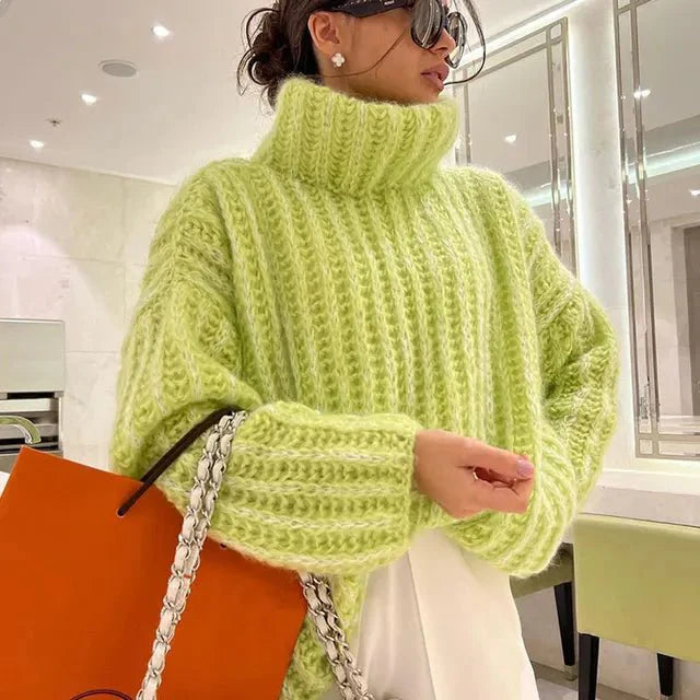 Oversized Turtleneck Sweater