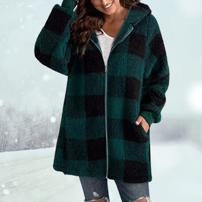 Plaid Fleece Jacket