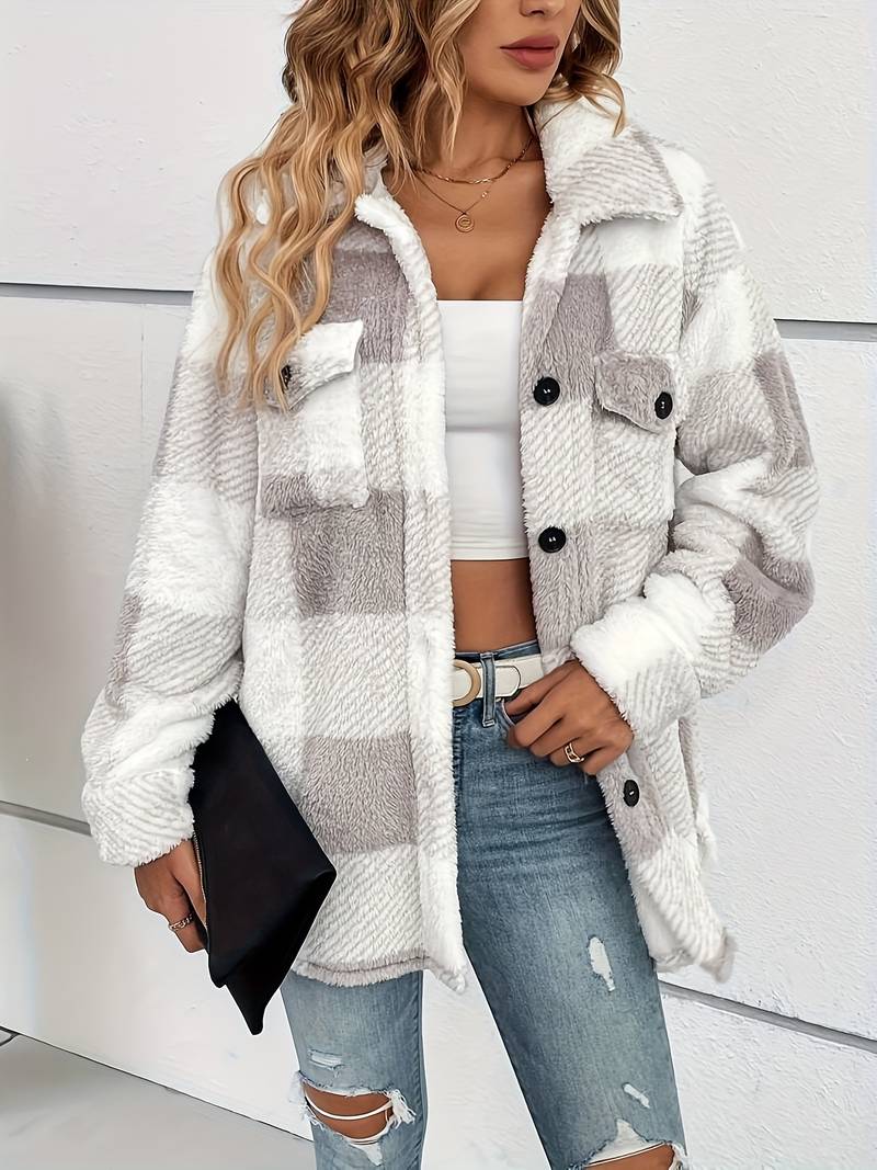 Plaid Fleece Shacket