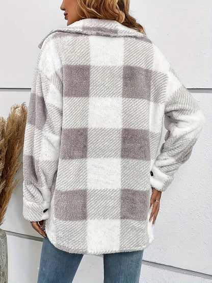 Plaid Fleece Shacket