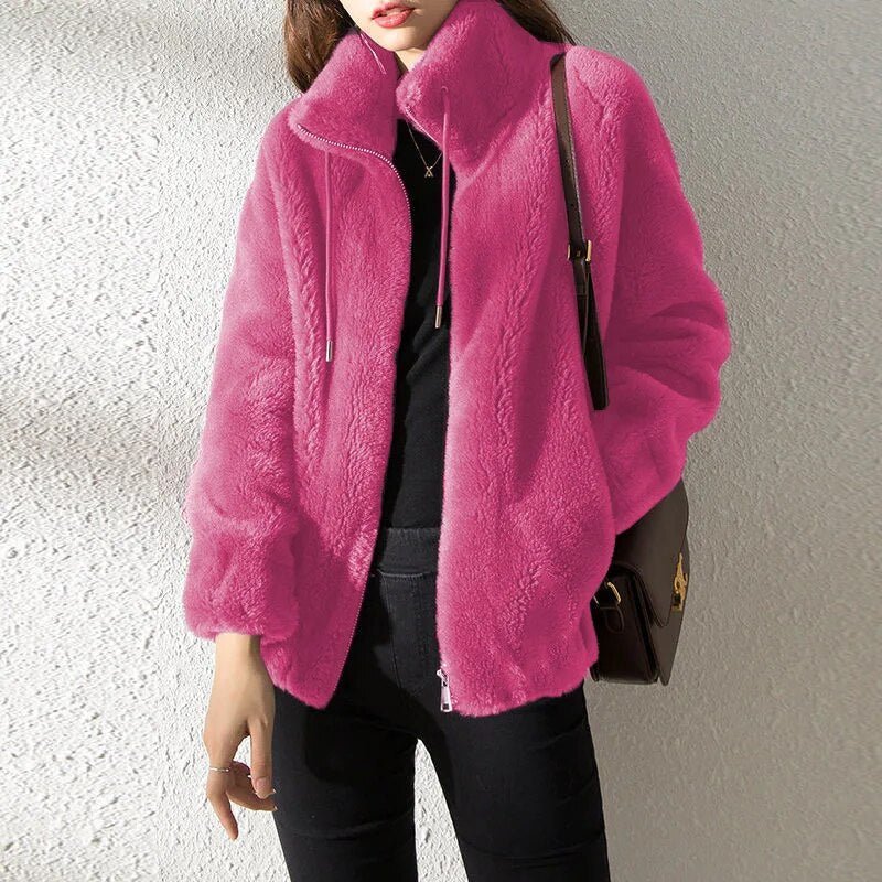 Plush Zip-Up Jacket