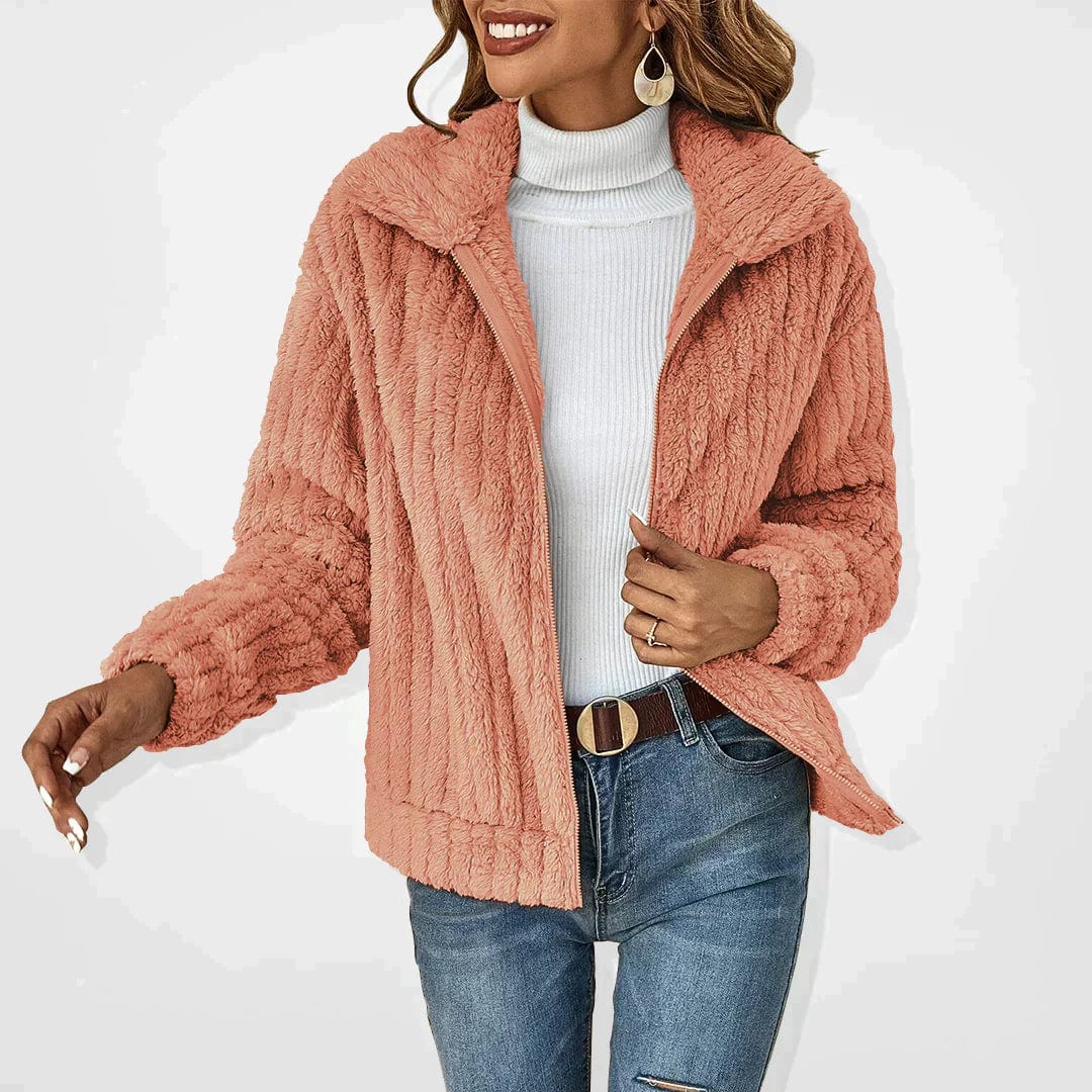 Plush Zip-Up Jacket