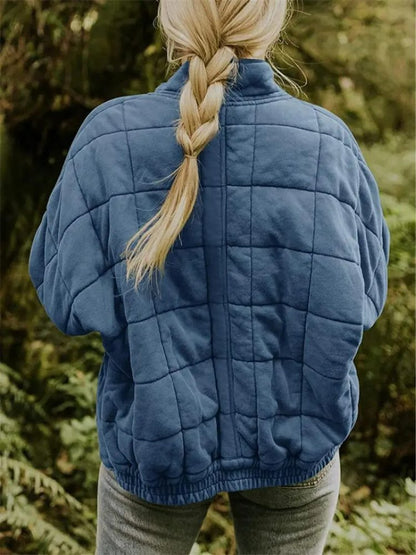 Quilted Fleece Jacket