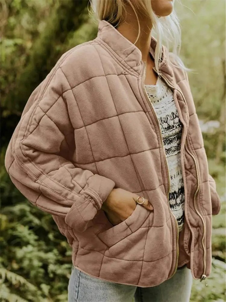 Quilted Fleece Jacket