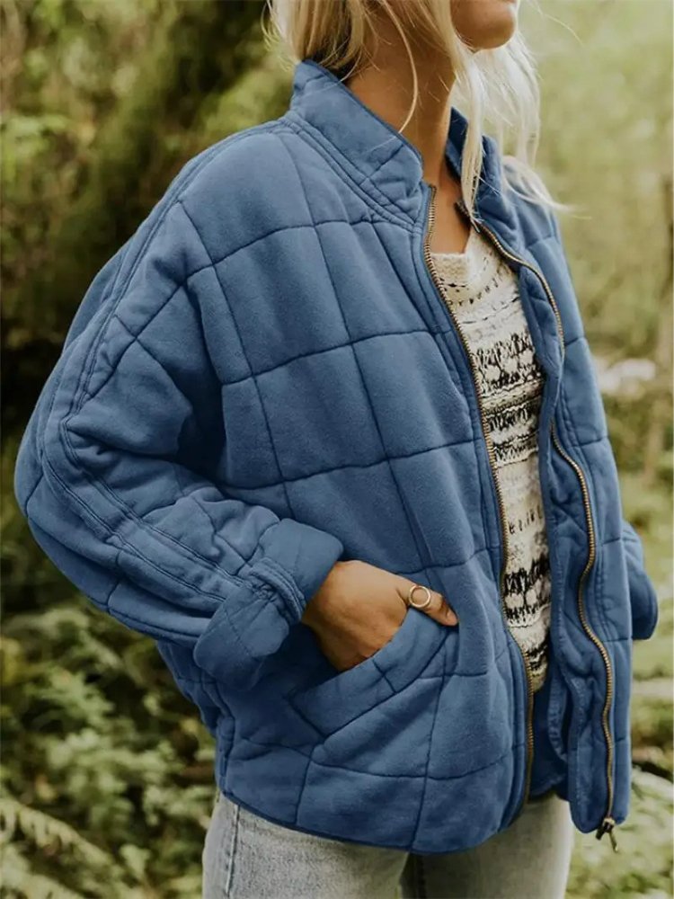 Quilted Fleece Jacket