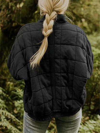 Quilted Fleece Jacket