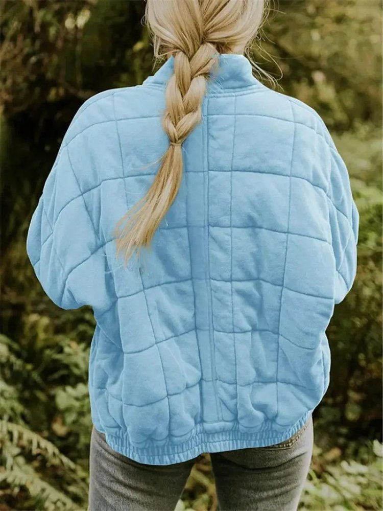 Quilted Fleece Jacket