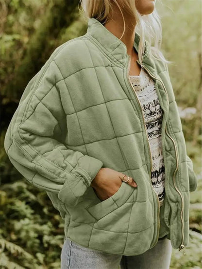 Quilted Fleece Jacket