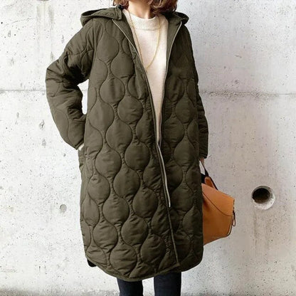 Quilted Hooded Coat