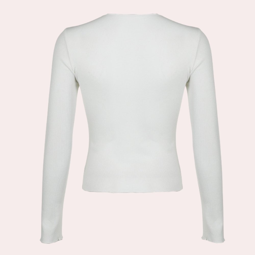 Ribbed Long Sleeve Top