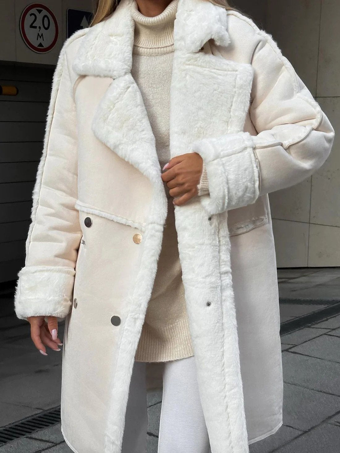 Shearling-Lined Coat