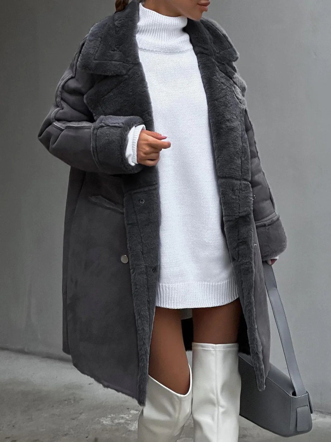 Shearling-Lined Coat