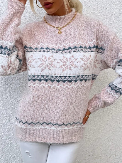 Snowflake Knit Sweater