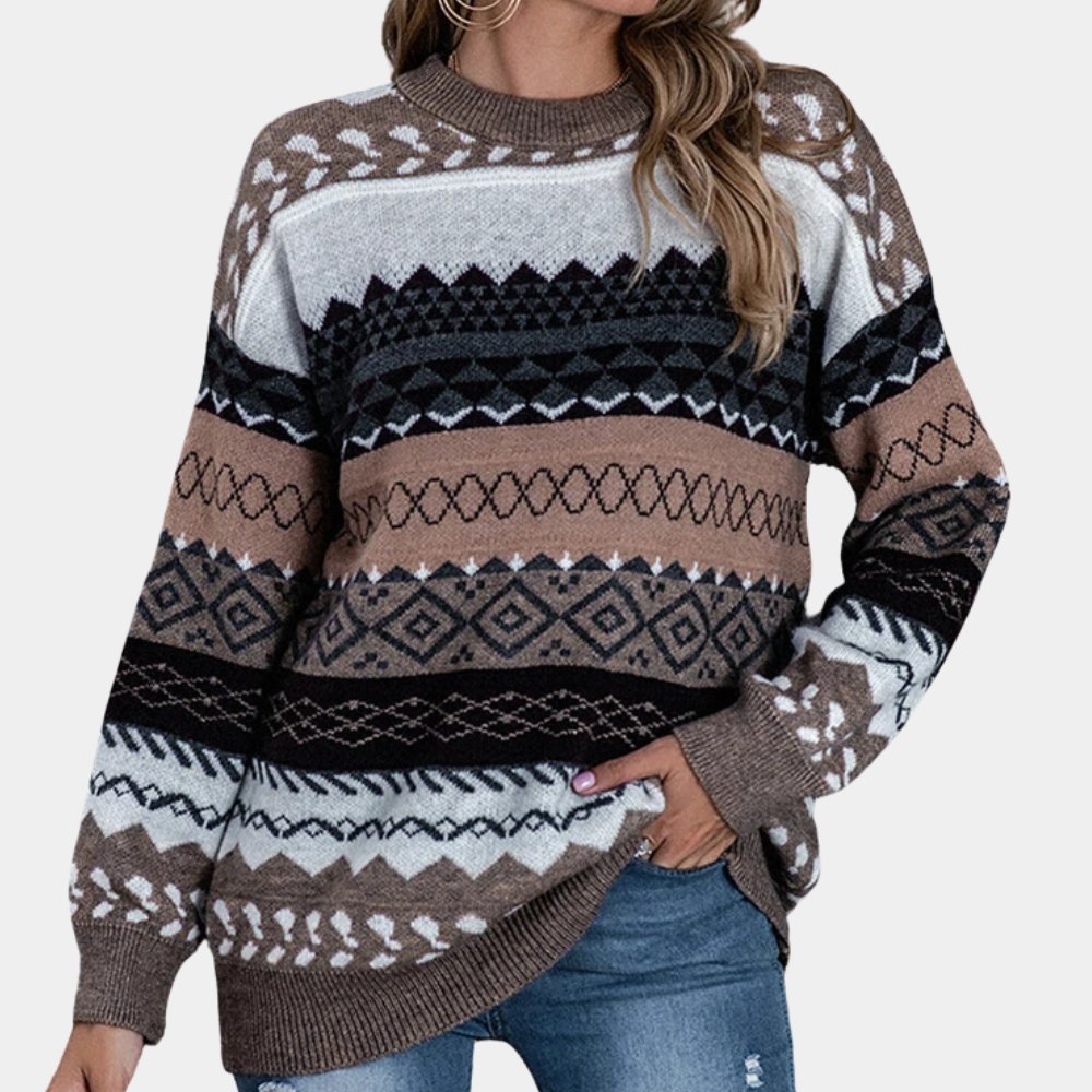 Striped Knit Sweater