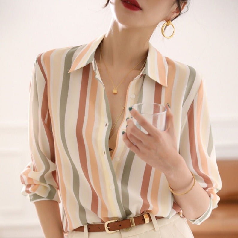 Striped Shirt Top