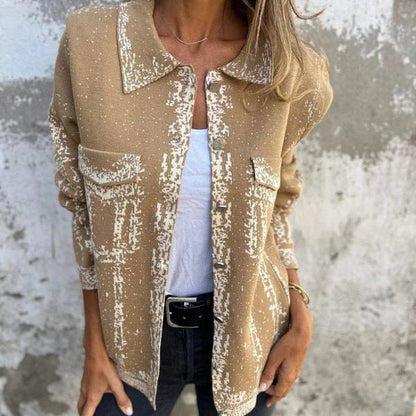 Textured Button-Up Jacket