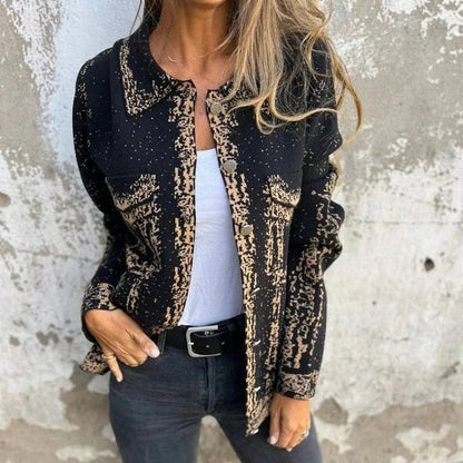 Textured Button-Up Jacket