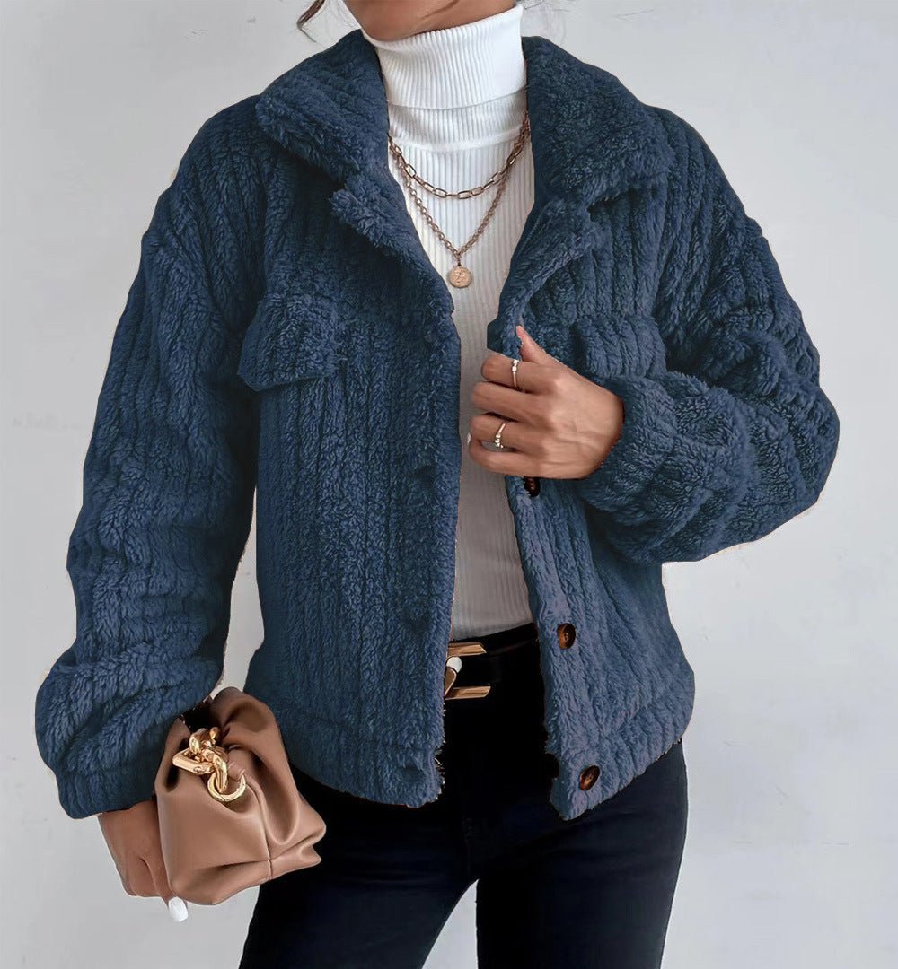 Textured Button-Up Jacket