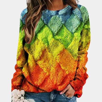 Vibrant Textured Sweater