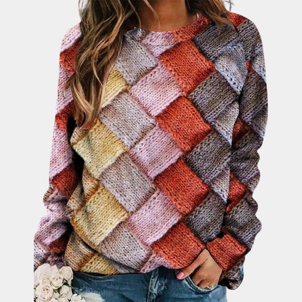 Vibrant Textured Sweater