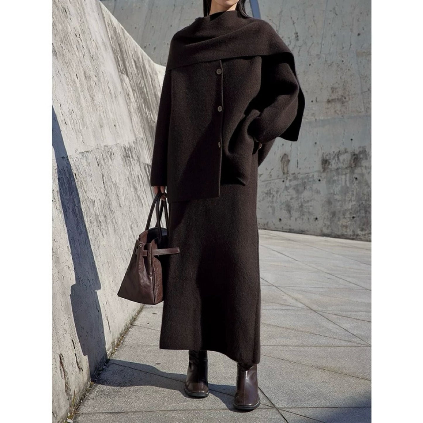 Women's handmade heritage wool coat